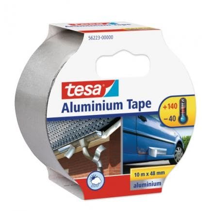 TESA - Ruban adhésif de réparation en aluminium avec doublure 10 m x 50 mm