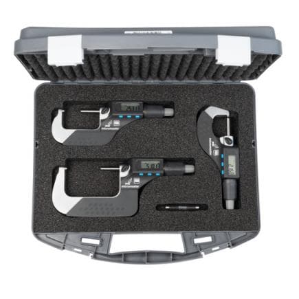 TESA TECHNOLOGY 06030029 - Jeu de 3 micromètres externes numériques