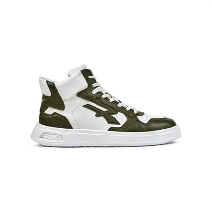 U-POWER UB10089-43 - Chaussures montantes antidérapantes blanc/vert Urban EXA OB SR