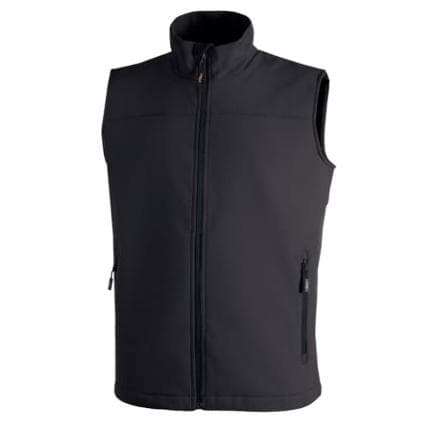 U-POWER CY231BC-S - Gilet en tissu Soft Shell DUBLINO Black Carbon (10 pcs.)