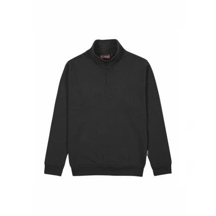 U-POWER CY295BC-2XL - Sweatshirt demi-zip brossé en polycoton TAUTRA Black Carbon (25 pcs.)