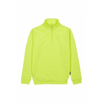 U-POWER CY295YY-S - Sweatshirt demi-zip brossé en polycoton TAUTRA Yellow Yellow (25 pcs.)