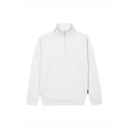 U-POWER EY295WH-L - Sweatshirt demi-zip brossé TAUTRA White