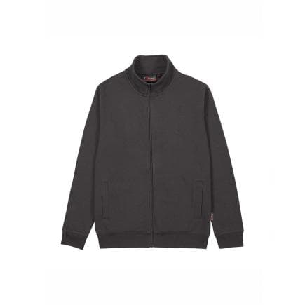 U-POWER EY296GM-L - Sweatshirt zippé entier brossé SOTRA Grey Meteorite
