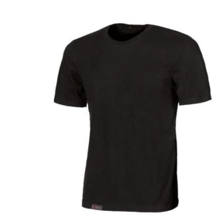 U-POWER EY321BC-M - T-shirt basique en jersey 100% coton LINEAR Black Carbon (5 pcs.)