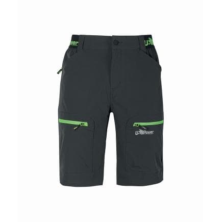 U-POWER FU280RL-M - Bermuda de travail ARES Asphalt Grey/Green