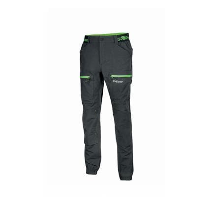 U-POWER FU281RL-4XL - Pantalon de travail d'été HARMONY Asphalt Grey/Green