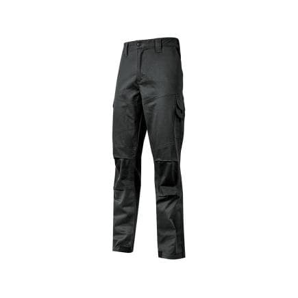 U-POWER IN226BC-L - Pantalon en polycoton stretch mécanique BELGRADO Black Carbon