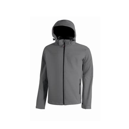 U-POWER IN289GI-L - Veste en tissu Soft Shell KYRA Grey Iron
