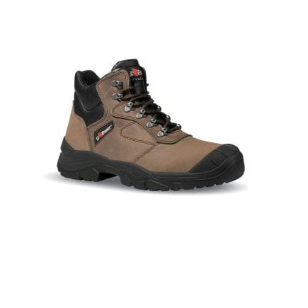 U-POWER BC10483-46 - KATMAI UK L S3 FO SR Chaussures de sécurité hautes, marron foncé/noir