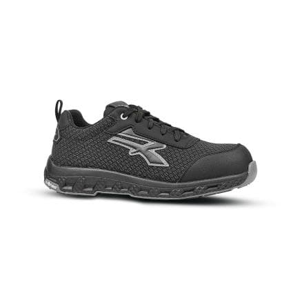U-POWER RE20094-42 - Chaussures de Sécurité JESTER ESD S3S CI HI HRO FO SR Low, Noir/Gris