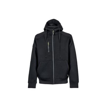 U-POWER EY367BC-M - Sweat-shirt de travail CORK, Noir anthracite