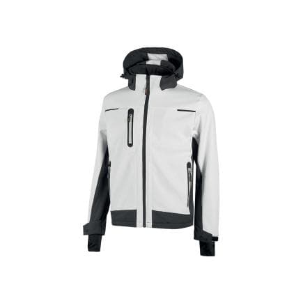 U-POWER FU187WH-S - Veste softshell SPACE, blanc