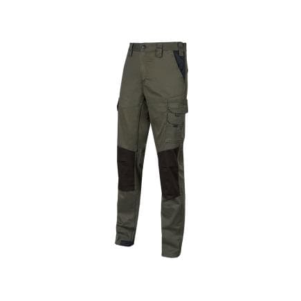 U-POWER ST350DG-5XL - Pantalon de travail MAJO, Vert foncé