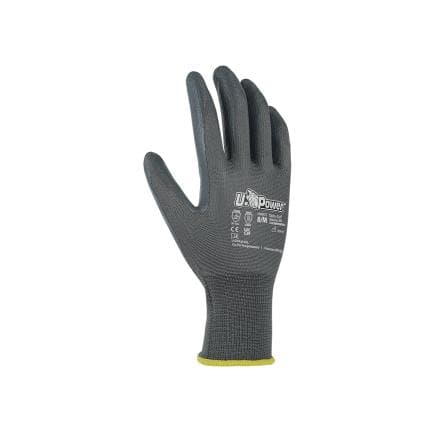 U-POWER UG00027-10 - GRIZZLY Gants de travail, gris/noir (12 pièces)