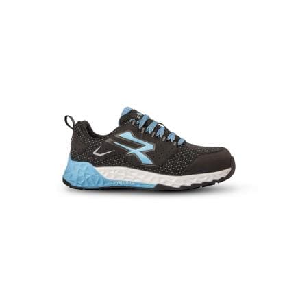 U-POWER RT20094-37 - Chaussures de sécurité basses VHAGAR ESD S3S CI HI HRO FO SR, Noir/Bleu clair