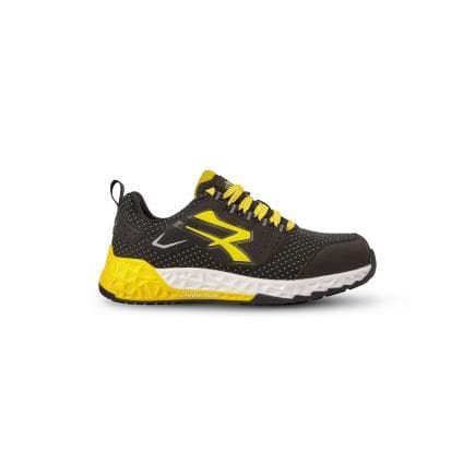 U-POWER RT20114-42 - Chaussures de sécurité basses OBERYN ESD S3S CI HI HRO FO SR, Noir/Jaune