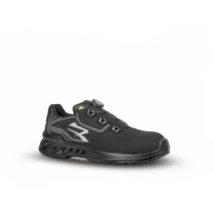 U-POWER RV20404-43 - Chaussures de sécurité basses LINEAR ESD S3S CI FO SR, Noir/Gris