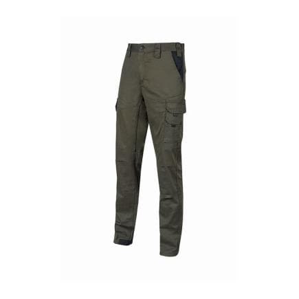 U-POWER CY211DG-3XL - Pantalons de travail GUAPO, Vert foncé (20 pcs.)