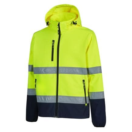 U-POWER CY318NY-XL - Veste haute visibilité CURSA, Jaune marine (10 pcs.)