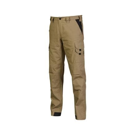 U-POWER CY420DS-L - Pantalons de travail FRESCO, Sable du désert (20 pcs.)