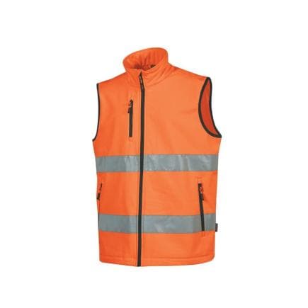U-POWER HL373OF-L - Gilet haute visibilité ALCOR, Orange fluo