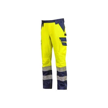 U-POWER HL379YF-L - Pantalon de travail haute visibilité FULGOR, Jaune fluo