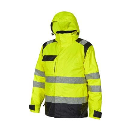 U-POWER HL382YF-XL - Parka NORDLUX, Jaune fluo