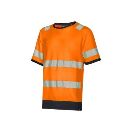 U-POWER HL387OF-L - T-shirt haute visibilité GLOSS, Orange fluo (3 pcs.)