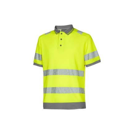 U-POWER HL388GY-XL - Polo haute visibilité TAPE, Jaune Gris (3 pcs.)