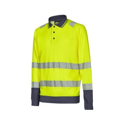 U-POWER HL389YF-S - Polo haute visibilité CLOSE, Jaune fluo (3 pcs.)