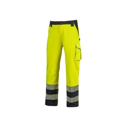 U-POWER HL401YF-M - Pantalon de travail haute visibilité NOVA, Jaune fluo