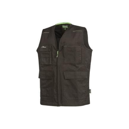 U-POWER HY353BC-XL - Gilet de travail OPEN, Noir de carbone