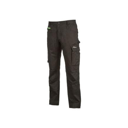 U-POWER HY359BC-L - Pantalons de travail BEAT, Noir de carbone