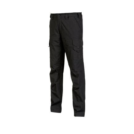 U-POWER ST420BC-L - Pantalons de travail FRESCO, Noir de carbone