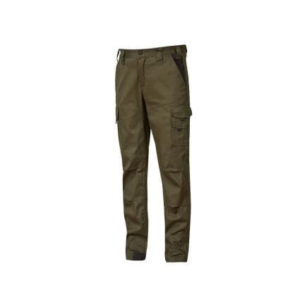 U-POWER ST421DG-L - Pantalons de travail LINDO, Vert foncé
