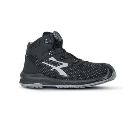 U-POWER RI10414-43 - Chaussures de sécurité hautes Panama ESD S3 CI SRC, noir