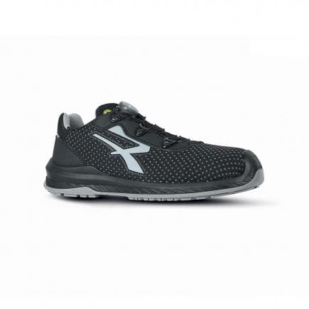U-POWER RI20414-42 - Chaussures de sécurité basses Monaco ESD S3 CI SRC, noir