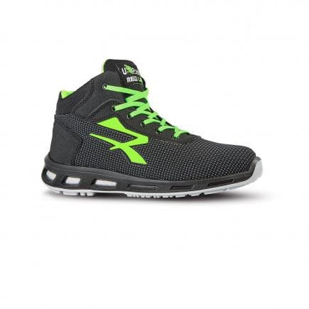 U-POWER RL10356-42 - Chaussures de sécurité hautes Hard ESD S3 CI SRC, noir