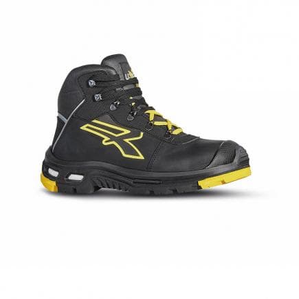 U-POWER RL10524-43 - Chaussures de sécurité hautes Cosmo S3 HRO CI HI SRC, noir