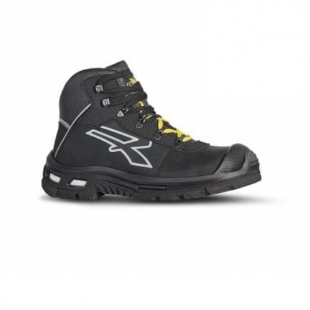 U-POWER RL10534-43 - Chaussures de sécurité hautes Silver ESD S3 CI SRC, noir