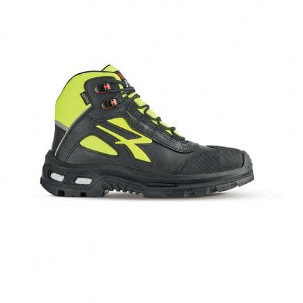 U-POWER RL1E114-41 - Chaussures de sécurité hautes Mind S3 CI WR SRC, noir