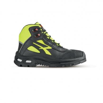 U-POWER RL1E154-45 - Chaussures de sécurité hautes Form ESD S3 CI SRC, noir