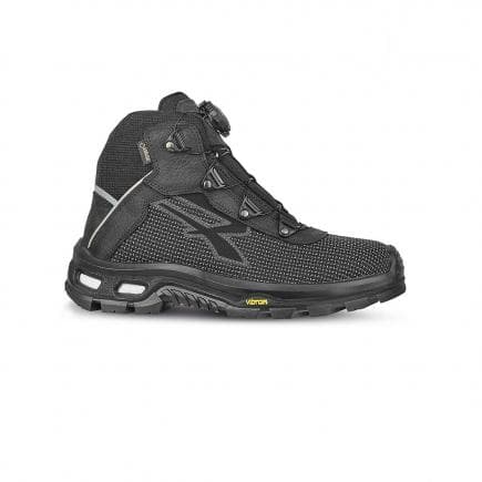 U-POWER RL1E214-43 - Chaussures de sécurité hautes Kora S3 WR HI CI HRO SRC, noir