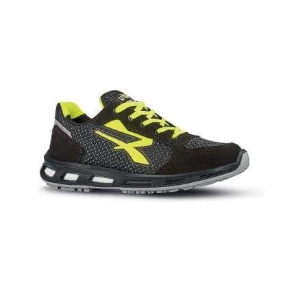 U-POWER RO20029-43 - Chaussures de sécurité basses Asher 01 FO ESD SRC, noir