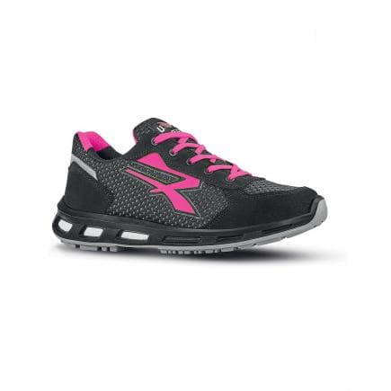 U-POWER RO20059-38 - Chaussures de sécurité basses Caeli 01 FO ESD SRC, noir