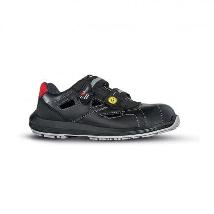 U-POWER RR30624-42 - Sandales de sécurité Bat S1P ESD SRC, noir