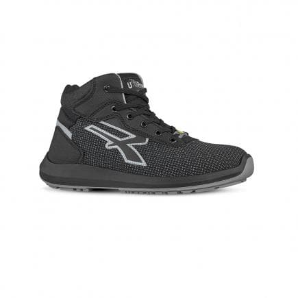 U-POWER RU10124-42 - Chaussures de sécurité hautes Velar ESD S3 CI SRC, noir