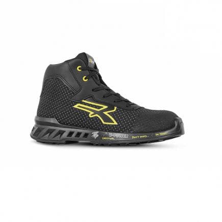 U-POWER RV10014-43 - Chaussures de sécurité hautes Joe ESD S3 CI SRC, noir