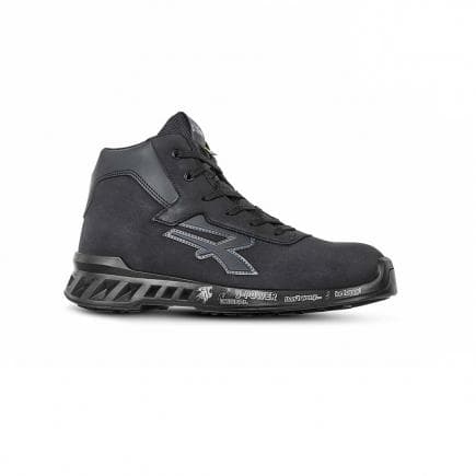 U-POWER RV10024-43 - Chaussures de sécurité hautes Parker ESD S3 CI SRC, noir
